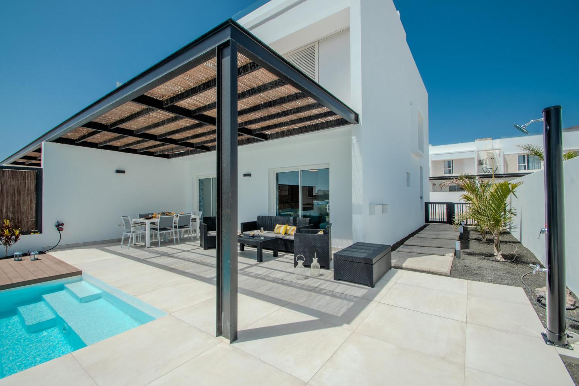 Serena Villa 38 - Heated Pool, Sea Views, Ac, High Speed Internet Playa Blanca  Exteriér fotografie