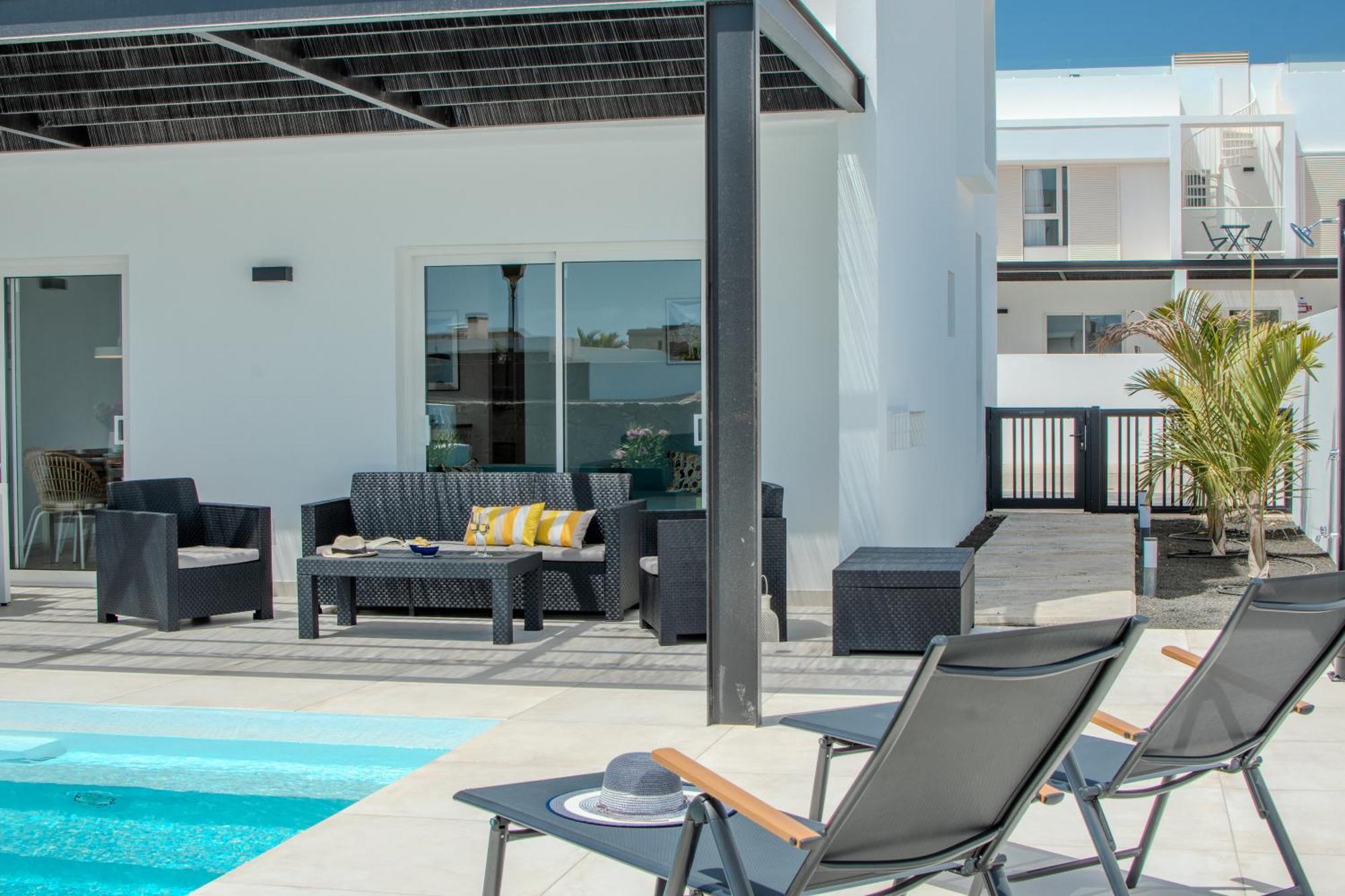 Serena Villa 38 - Heated Pool, Sea Views, Ac, High Speed Internet Playa Blanca  Exteriér fotografie